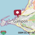 Map Appartamento comfort vista mare Gallipoli