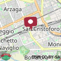 Mapa Appartamento con giardino Navigli