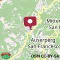 Mappa Appartamento con terrazza a Sant'Orsola Terme - val dei Mocheni - Trentino