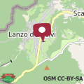 Map Appartamento con terrazza e giardino in Val d'Intelvi