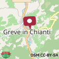 Map appartamento con terrazza nel centro di greve in chianti