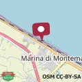 Map appartamento con terrazzo fronte mare