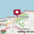 Map "Appartamento del Mare Gliaca" con vista Isole Eolie,ampia terrazza,wifi e parcheggio privato gratuito