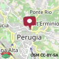 Map Appartamento del Senso centro Perugia