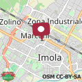 Map Appartamento DELLE ROSE ad 1 chilometro dalla STAZIONE di IMOLA