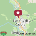 Mapa Appartamento Duplex San Vito di Cadore