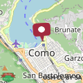 Mapa Appartamento esclusivo fronte lago, in centro a Como con garage