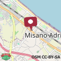 Mapa Appartamento estivo PONENTE - Misano Adriatico -RN-