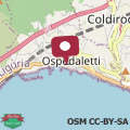 Mappa Appartamento fronte mare a Ospedaletti by Wonderful Italy