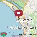 Map Appartamento fronte mare con giardino e barbeque