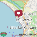Mappa Appartamento fronte mare con veranda Orata