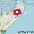 Map Appartamento fronte mare Villa Lory