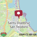 Mapa APPARTAMENTO GLI ULIVI SAN TEODORO CENTRO