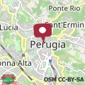Mapa Appartamento Historical Center Perugia