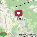 Mapa Appartamento in centro a Barzio