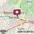 Mapa Appartamento in Centro Montecatini Terme con balcone 3 posti letti