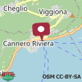 Map Appartamento in centro storico a Cannero Riviera