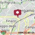 Mapa Appartamento Incantevole a Bergamo Centro