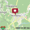 Mapa Appartamento incantevole ad Armeno