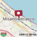 Mappa Appartamento incantevole centro Misano Adriatico