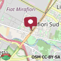 Mappa Appartamento indipendente a Mirafiori Sud