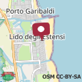 Mapa Appartamento Lido degli Estensi a 100 mt dal mare e dal centro
