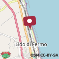 Mappa Appartamento Lido di Fermo vista mare, a 50m dalla spiaggia, 1 piano ascensore