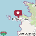 Map Appartamento Lungomare Isola Rossa 77