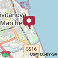 Mappa Appartamento mansardato Civitanova Marche