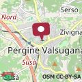 Map Appartamento Marconi 35 Pergine Valsugana