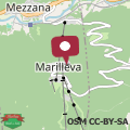 Map Appartamento Marilleva 1400 Residence Albarè Mezzana, TN