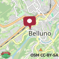 Mappa Attico in Centro a Belluno - Marmolada