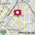 Mappa Appartamento moderno centro Milano, metro Loreto