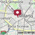 Mappa Appartamento moderno nel centro della citta di Milano