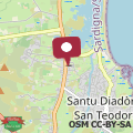 Mapa Appartamento San Teodoro - Lu Mulinu