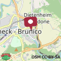 Mapa Appartamento nuovo e comfort a Brunico Kronplatz