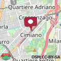 Map Appartamento Palmanova vicino alla metropolitana
