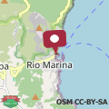 Mappa Appartamento per 4 sul mare a Rio Marina, Elba