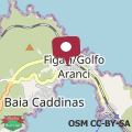 Map Appartamento Ponente - Golfo Aranci