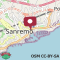 Mapa Appartamento posto unico a Sanremo