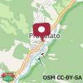 Mapa Appartamento Pragelato centro con giardino privato