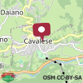 Map Appartamento "Roby" in centro Cavalese