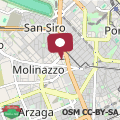 Map Appartamento San siro con giardino privato