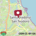 Mapa Appartamento SAN TEODORO CENTRO