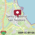 Map Appartamento San Teodoro centro