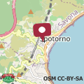 Map Appartamento Spotorno con ampio terrazzo attrezzato anche con angolo cottura