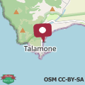 Map Vista Mare a Talamone