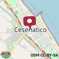 Mapa Appartamento sul Porto Canale di Cesenatico