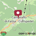 Map Appartamento Vernelia Val di Fassa Sella Ronda