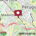 Map Appartamento panoramico Perugia